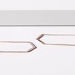 ROSE GOLD DIAMOND V NECKLACE - DIAMOND NECKLACES - NECKLACES
