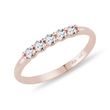 DIAMOND RING IN 14K ROSE GOLD - WOMEN'S WEDDING RINGS - WEDDING RINGS