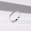 DIAMOND RING IN WHITE GOLD - WOMEN'S WEDDING RINGS - WEDDING RINGS