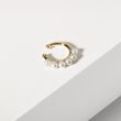 SINGLE PEARL EAR CUFF IN YELLOW GOLD - EAR CUFFS - EARRINGS