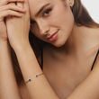 BRACELET MODERNE EN OR BLANC AVEC SAPHIRS - BRACELETS MANCHETTE - BRACELETS