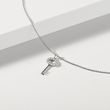 WEISSGOLD-KETTE MIT SCHLÜSSEL - KETTEN MIT DIAMANTEN - KETTEN