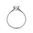 HALF CARAT DIAMOND RING IN WHITE GOLD - BRILLIANT CUT DIAMOND ENGAGEMENT RINGS - ENGAGEMENT RINGS