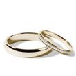 DIAMONDS WEDDING RINGS IN YELLOW GOLD - YELLOW GOLD WEDDING SETS - WEDDING RINGS