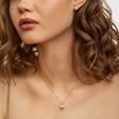 COLLIER EN OR AVEC PERLE ET DIAMANT - PENDENTIFS EN PERLES - PERLES