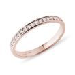 HALF-ETERNITY WEDDING RING IN ROSE GOLD - WOMEN'S WEDDING RINGS - WEDDING RINGS