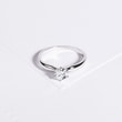 DIAMOND ENGAGEMENT RING IN 14KT WHITE GOLD - SOLITAIRE ENGAGEMENT RINGS - 
