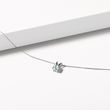 AQUAMARINE NECKLACE IN WHITE GOLD - AQUAMARINE NECKLACES - NECKLACES