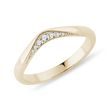 WOMEN'S GRADUATED CHANNEL DIAMOND WEDDING BAND IN YELLOW GOLD - WOMEN'S WEDDING RINGS - WEDDING RINGS