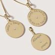 14K YELLOW GOLD MEDALLION PENDANT - PENDANTS - NECKLACES