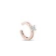 PRINCESS DIAMOND EAR CUFF IN 14K ROSE GOLD - SINGLE EARRINGS - EARRINGS
