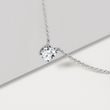 GLITTERING DIAMOND NECKLACE IN WHITE GOLD - DIAMOND NECKLACES - NECKLACES