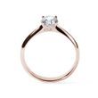 OVAL CUT DIAMOND ENGAGEMENT RING IN ROSE GOLD - RINGS WITH LAB-GROWN DIAMONDS - ENGAGEMENT RINGS