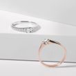 MINIMALIST DIAMOND RING IN ROSE GOLD - SOLITAIRE ENGAGEMENT RINGS - ENGAGEMENT RINGS