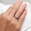 VERLOBUNGSRING MIT DIAMANT IM BRILLANTSCHLIFF IN ROSÉGOLD - VERLOBUNGSRINGE MIT BRILLANT - VERLOBUNGSRINGE