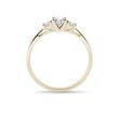 MASSIVER DIAMANT VERLOBUNGSRING AUS GELBGOLD - VERLOBUNGSRINGE DIAMANTEN - VERLOBUNGSRINGE