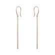 ROSE GOLD BAR THREADER EARRINGS - ROSE GOLD EARRINGS - EARRINGS