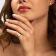 DIAMOND SIGNET STATEMENT RING IN YELLOW GOLD - DIAMOND RINGS - RINGS