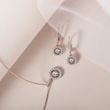 BOUCLES D'OREILLES DELUXE EN OR ROSE AVEC DIAMANTS - BOUCLES D'OREILLES EN DIAMANT - BOUCLES D'OREILLES