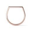 ROSE GOLD FLAT TOP RING - ROSE GOLD RINGS - RINGS