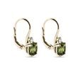 CUSHION CUT MOLDAVITE AND DIAMOND JEWELLERY SET IN WHITE GOLD - JEWELLERY SETS - FINE JEWELLERY