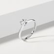 BAGUE DE FIANÇAILLES EN OR BLANC AVEC DIAMANT 0,5CT - SOLITAIRES - BAGUES DE FIANÇAILLES