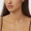 GOLD NECKLACE MEDALLION WITH DIAMOND - DIAMOND NECKLACES - NECKLACES