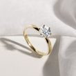 1 CARAT DIAMOND ENGAGEMENT RING IN YELLOW GOLD - BRILLIANT CUT DIAMOND ENGAGEMENT RINGS - ENGAGEMENT RINGS