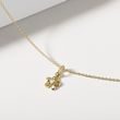 KINDERANHÄNGER AUS GELBGOLD MIT DIAMANT - KINDER ANHÄNGER - KETTEN