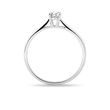 BAGUE EN OR BLANC AVEC BRILLANT - TAILLE BRILLANT - BAGUES DE FIANÇAILLES