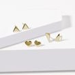 MINIMALIST STUDS OF YELLOW GOLD - YELLOW GOLD EARRINGS - EARRINGS