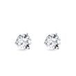 PUCES D'OREILLES EN OR BLANC AVEC DIAMANTS - PUCES D'OREILLES EN DIAMANT - BOUCLES D'OREILLES