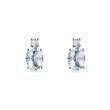 AQUAMARINE AND DIAMOND EARRINGS IN 14KT WHITE GOLD - AQUAMARINE EARRINGS{% if category.pathNames[0] != product.category.name %} - {% endif %}