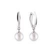 WHITE GOLD EARRINGS WITH FRESHWATER PEARLS - PEARL EARRINGS{% if category.pathNames[0] != product.category.name %} - {% endif %}