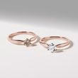 0,5CT CHAMPAGNE DIAMOND RING IN ROSE GOLD - FANCY DIAMOND ENGAGEMENT RINGS - ENGAGEMENT RINGS
