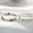 BRACELET MINIMALISTE EN OR JAUNE AVEC PERLE D'EAU DOUCE - BRACELETS MANCHETTE - BRACELETS
