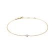 DIAMOND BRACELET IN 14K YELLOW GOLD - DIAMOND BRACELETS - BRACELETS