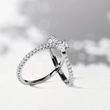 DELICATE DIAMOND WEDDING RING IN WHITE GOLD - WOMEN'S WEDDING RINGS - WEDDING RINGS