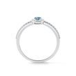 BAGUE DE FIANÇAILLES AVEC DIAMANT BLEU - BAGUES DE FIANÇAILLES AVEC DIAMANTS DE COULEUR - BAGUES DE FIANÇAILLES