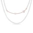 HALSKETTE MIT KLEINEN PERLEN AUS 14K ROSÉGOLD - PERLEN KETTEN - PERLEN