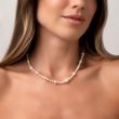 COLLIER MODERNE DE PERLES D'EAU DOUCE BLANCHES - COLLIERS DE PERLES - PERLES