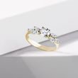 MARQUISE DIAMOND ENGAGEMENT RING IN YELLOW GOLD - ENGAGEMENT DIAMOND RINGS - ENGAGEMENT RINGS