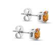 MADEIRA CITRINE EARRINGS IN YELLOW GOLD - CITRINE EARRINGS - EARRINGS