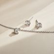 HALF CARAT LAB GROWN DIAMOND WHITE GOLD NECKLACE - DIAMOND JEWELRY - FINE JEWELRY