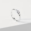 WHITE GOLD BRILLIANT ENGAGEMENT RING - DIAMOND ENGAGEMENT RINGS - ENGAGEMENT RINGS