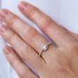 DIAMOND ENGAGEMENT RING IN YELLOW GOLD - ENGAGEMENT DIAMOND RINGS - ENGAGEMENT RINGS