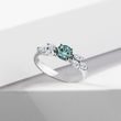 BREATHTAKING BLUE DIAMOND RING IN 14K WHITE GOLD - FANCY DIAMOND ENGAGEMENT RINGS - ENGAGEMENT RINGS