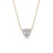 TRILLION CUT DIAMOND NECKLACE IN GOLD - DIAMOND NECKLACES - NECKLACES