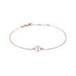 BRACELET EN OR ROSE AVEC PERLE - BRACELETS EN PERLES - PERLES