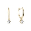 BOUCLES D'OREILLES ORIGINALES EN OR AVEC DIAMANTS - BOUCLES D'OREILLES EN DIAMANT - BOUCLES D'OREILLES